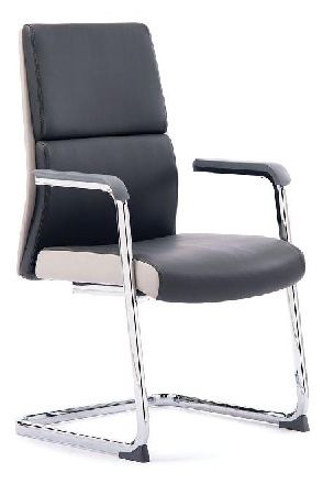 Office chair NORDEN London CF HR8637-2-417, metal color gray, eco-leather color gray