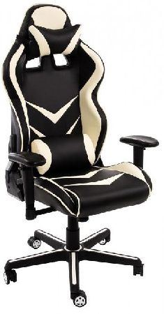 Woodville 1857 Racer Computer Chair black / beige