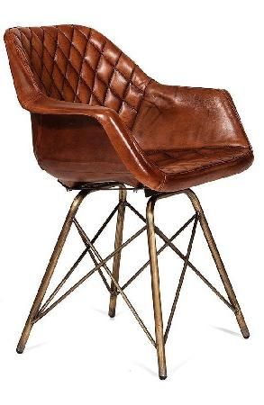 Armchair Secret De Maison BULL 12226 antique copper/brown