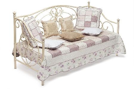 Tetchair JANE 9073 Antique White Bed