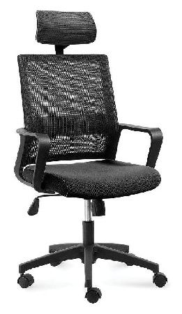 Office chair NORDEN Bit 815A, ABS plastic color black, fabric color black