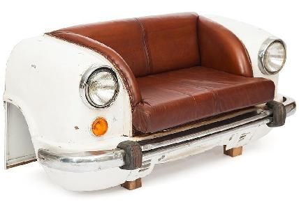 Tetchair Sofa 10301 White + Brown