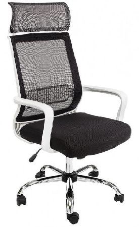 Computer chair Woodville 1656 Lion black and white