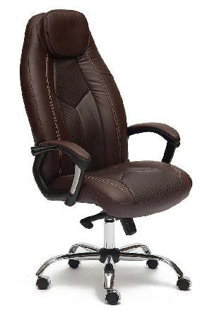 Tetchair BOSS 9816 armchair brown, brown perforated