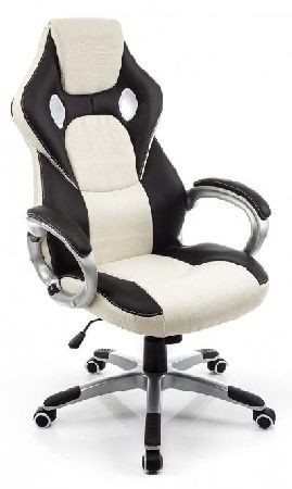 Woodville 1723 Navara computer chair cream / black