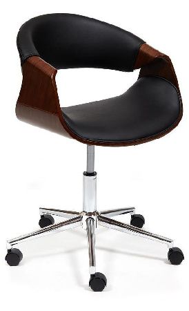 Tetchair BEND 13665 walnut, leather/deputy black