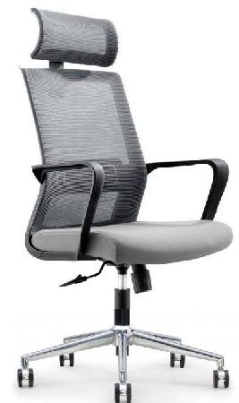 Office chair NORDEN Inter CH-180A-OA2016*AK30-64 chrome base, chrome/ABS plastic color black/chrome