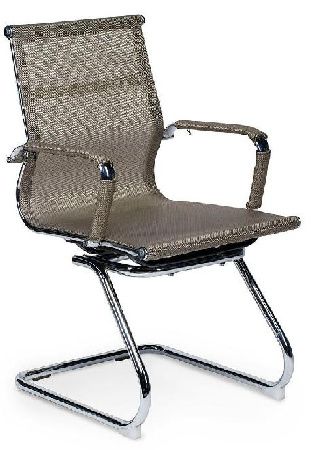 Office chair NORDEN Helmut CF HB-102-04, metal color chrome, mesh color bronze