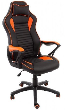 Woodville 1876 Leon Computer Chair black / orange