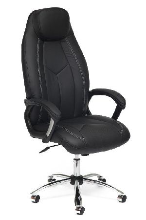 Tetchair BOSS 9159 chair black, black perforated