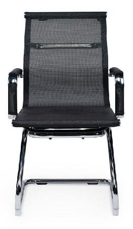 Office chair NORDEN Helmut CF HB-102-1, metal color chrome, mesh color black