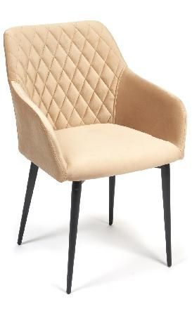 Tetchair BREMO 14322 beige barkhat 5, black