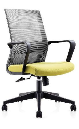 Office chair NORDEN Inter LB CH-180B-OA2016*AK30-67, ABS plastic color black, fabric color green