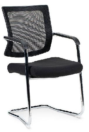 Office chair NORDEN Veldt CF HB1102, metal color chrome, fabric color black