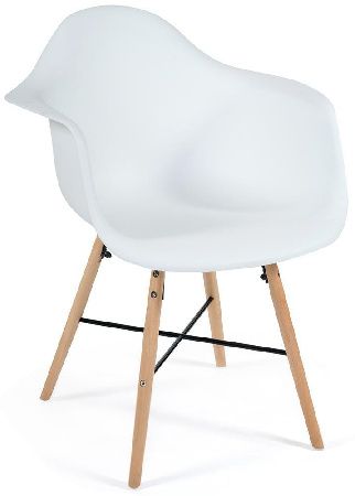 Tetchair CINDY 11720 white, white with natural legs