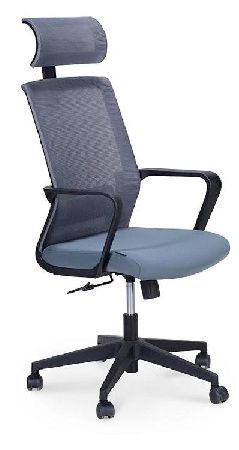 Office chair NORDEN Inter CH-180A-OA2016*AK30-64, ABS plastic color black, fabric color gray