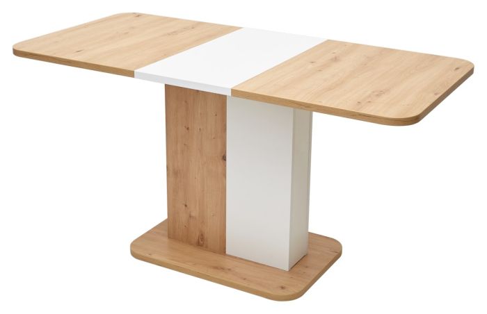 Table M-city NEXT 60917, chipboard oak, mdf oak artisan/ white