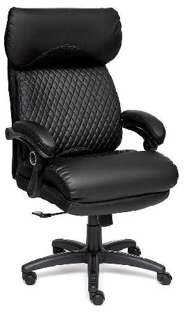 Tetchair CHIEF 12851 chair black, black quilted, black