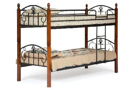 Bed Tetchair BOLERO 10079 red oak/black