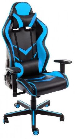 Woodville 1856 Racer Computer Chair Black / blue