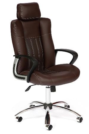 Tetchair OXFORD 9819 brown/brown perforated armchair