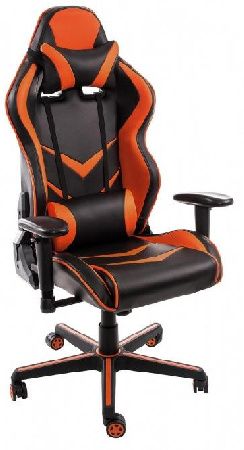 Woodville 1855 Racer Computer Chair black / Orange