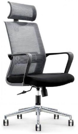 Office chair NORDEN Inter CH-180A-OA2000*AK30-61 chrome base, chrome/ABS plastic color black/chrome