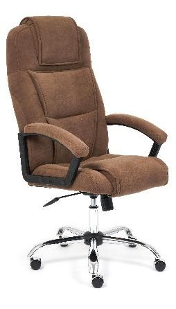 Tetchair chair 15018 BERGAMO (chrome), brown