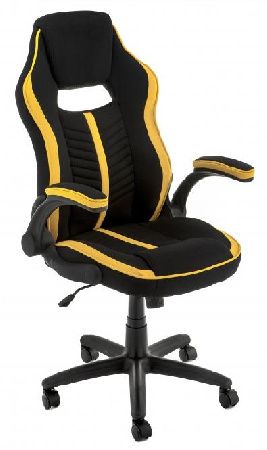 Woodville 11322 Plast Computer Chair Black / Yellow