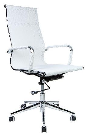 Office chair NORDEN Helmut H-102-5, metal color chrome, mesh color white