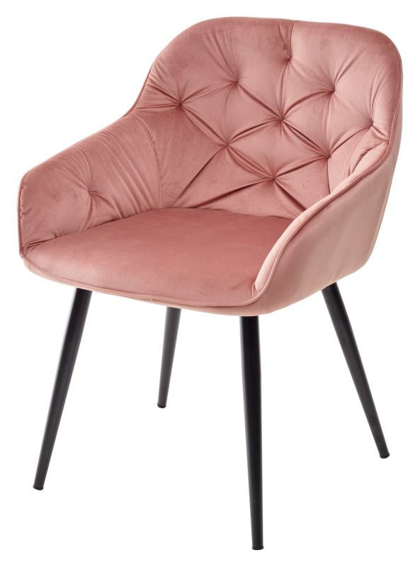 M-city BREEZE 60251 chair, pink metal