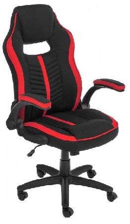 Woodville 11677 Plast Computer Chair Black / red