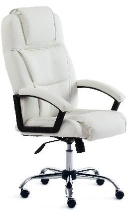 Tetchair chair 15285 BERGAMO (chrome), color white