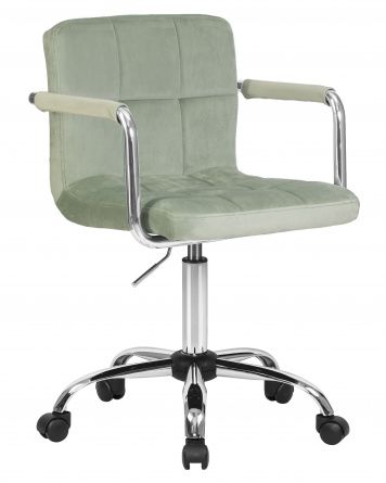 DOBRIN TERRY office chair for staff, mint velour (MJ9-87)