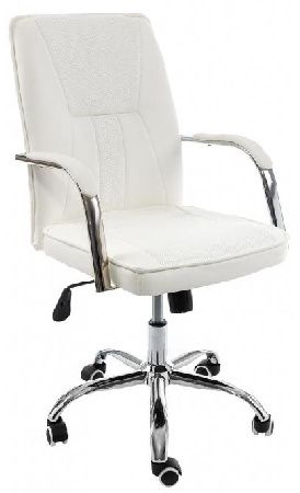 Nadir White Computer Chair Woodville 11063