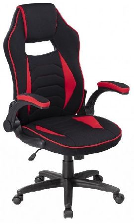 Computer chair Woodville 11912 Plast 1 red / black