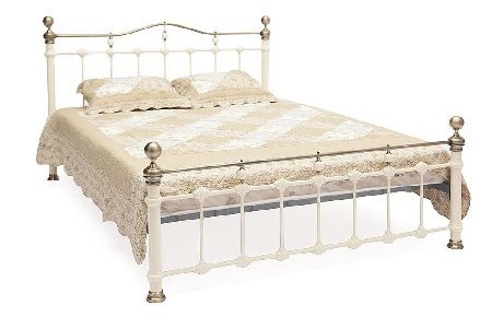 Tetchair DIANA 9726 Antique bed. white (Ant. White)/Antique.copper (Ant. Brass)