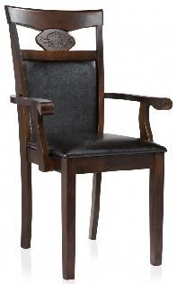 Luiza dirty oak armchair / dark brown Woodville 1996