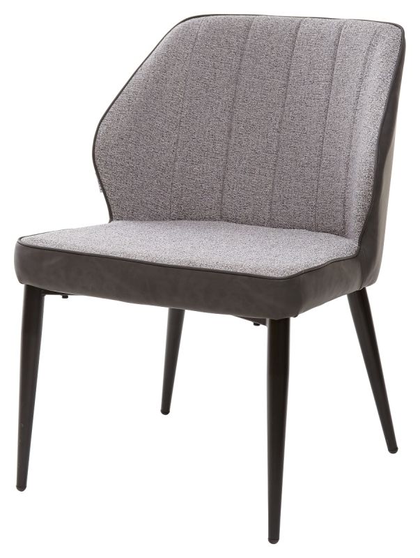 Lounge chair M-city RIVERTON 60805, metal grey