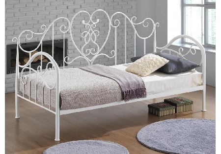 Woodville 11656 Dalia bed 90 cm x 200 cm ivory