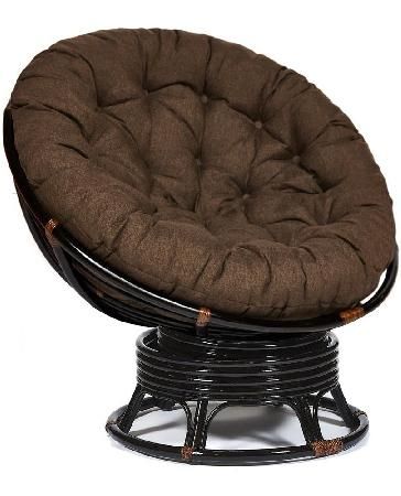 Rocking chair Tetchair PAPASAN 13746 Antique brown (antique black and brown)