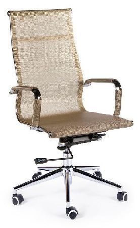 Office chair NORDEN Helmut H-102-04, metal color chrome, mesh color bronze