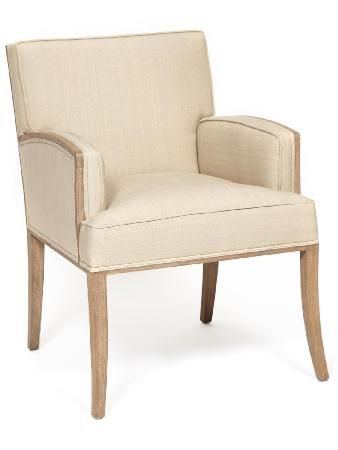 Armchair Secret De Maison 13871 Antique oak/beige fabric