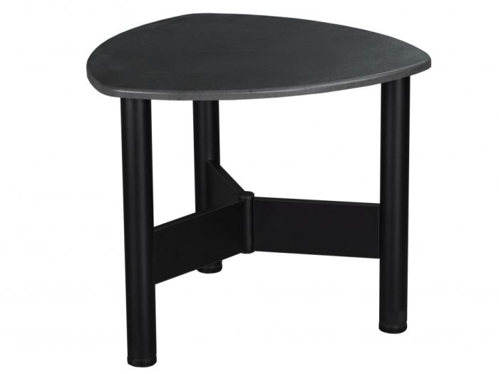 Coffee table South 006056, color black/gray concrete, chipboard, mdf, metal materials