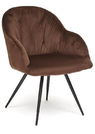 Tetchair LIVORNO 12647 brown corduroy armchair