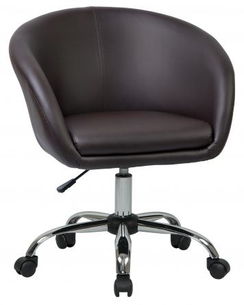 Office chair for staff DOBRIN BOBBY, brown