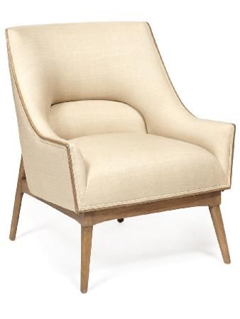 Armchair Secret De Maison VISTA 13878 Antique oak/beige fabric