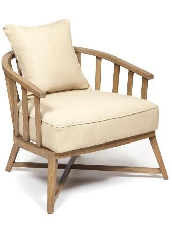 Armchair Secret De Maison 13872 Antique oak/beige fabric