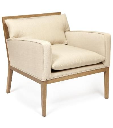 Armchair Secret De Maison 13873 Antique oak/beige fabric