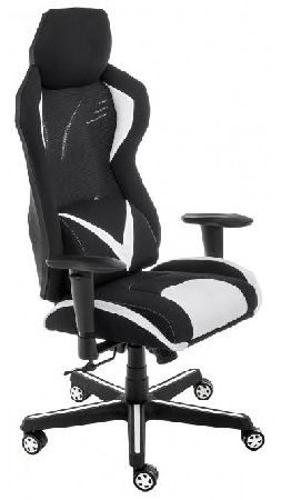 Woodville 11483 Record Computer Chair white / Black